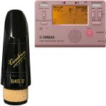 vandoren バンドーレン CM3128 B♭ クラリネット マウスピース B45 Lyre 442Hz  プロファイル88 エボナイト clarinet Mouthpieces TDM-700G セット A　北海道 沖縄 離島不可