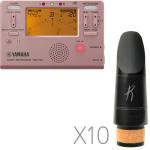 D'Addario Woodwinds ダダリオ ウッドウィンズ X10 MCR-X10 レゼルヴ B♭ クラリネットマウスピース RICO RESERVE LRICRECLMPX10 TDM-700P セット G　北海道 沖縄 離島不可