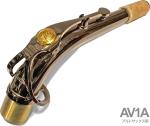 YAMAHA ヤマハ AV1A アルトサックス ネック イエローブラス アンバーラッカー V1タイプ AV-1A alto saxophone neck　北海道 沖縄 離島不可