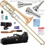 YAMAHA ヤマハ YBL-822G バストロンボーン 太管 ゴールドブラスベル ダブルロータリー カスタム Xeno Bass Trombone セット B　北海道 沖縄 離島不可