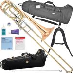 YAMAHA ヤマハ YBL-822G バストロンボーン 太管 ゴールドブラスベル ダブルロータリー カスタム Xeno Bass Trombone セット D　北海道 沖縄 離島不可