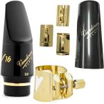 vandoren バンドーレン SM802 ソプラノサックス S6 マウスピース V16 ラバー soprano saxophone Mouthpieces OPTIMUMリガチャー セット D　北海道 沖縄 離島不可