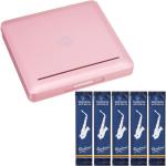  アルトサックス リードケース サクラピンク 10枚用 収納 プラスチックalto saxophone reed case pink vandorenリード セット A　北海道 沖縄 離島不可