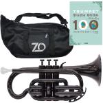 ZO ゼットオー コルネット CN-05 ブラック アウトレット プラスチック 管楽器 本体 cornet Black ジブリ 楽譜 セット　北海道 沖縄 離島不可
