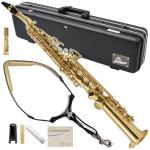 Antigua  アンティグア SS4290N ソプラノサックス ラッカー ストレート デタッチャブル soprano sax standard GL セットF　北海道 沖縄 離島不可