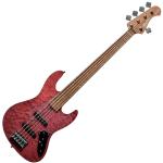 Bacchus バッカス WL5-QM-AC RSM/M REDS  特価品 アウトレット 5弦ベース ウッドラインベース ジャパン・チューンアップ
