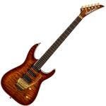 Jackson ジャクソン Pro Plus Series Soloist SLA3Q Amber Tiger Eye アウトレット ソロイスト スルーネック エレキギター