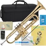 J Michael Jマイケル 3年保証 TR-200 トランペット ラッカー ゴールド 管楽器 B♭ Trumpet gold セットT　北海道 沖縄 離島不可 代引不可 同梱不可