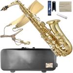 Antigua  アンティグア AS3108 アウトレット アルトサックス スタンダード GL ラッカー ゴールド Alto saxophone セットT　北海道 沖縄 離島不可