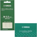 YAMAHA ヤマハ MPPA3M3 マウスピースパッチ Mサイズ 0.3mm シール 6枚入り CP3 クリーニングペーパー セット　北海道 沖縄 離島不可