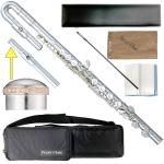 Pearl Flute パールフルート PF-505EUS U字 フルート ストレート U字頭部管 Eメカニズム 銀メッキ Quantz PF505EUS ヘッドクラウン セットI　北海道 沖縄 離島不可