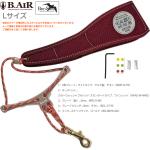 B.AIR ビーエアー バードストラップ カスタマイズ ウォッシャブル ワインレッド チタン ワイド サックス Lサイズ 3mm ネックストラップ BIRD STRAP 北海道 沖縄 離島不可