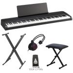 KORG コルグ B2+ BLACK 簡易練習セット 電子ピアノ ブラック