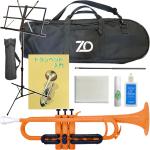 ZO ゼットオー トランペット TP-11BK オレンジ アウトレット プラスチック 樹脂製 管楽器 B♭ trumpet orange セットF　北海道 沖縄 離島不可