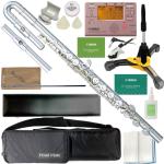 Pearl Flute パールフルート PF-505EUS U字 フルート ストレート頭部管 プレスト 銀メッキ U字頭部管 C管 Presto PF-505EUS flute セットM　北海道 沖縄 離島不可