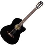 Fender フェンダー  CN-140SCE Nylon Thinline Black  特価品 アウトレットエレガット クラシックギター