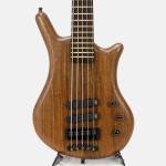 Warwick ワーウィック Teambuilt Germany Pro Series Thumb Bass Bolt On 5st w/ Black Parts , Brass Nut / Natural Transparent Satin