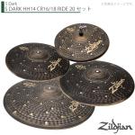 Zildjian ジルジャン S Dark シンバルセット 16"Cr 18"Cr 20”Ri 14”HH