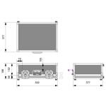 PULSE パルス YAMAHA DM3 / DM3S 用ケース FRP製 黒 ◆ ミキサーケース
