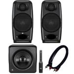 IK Multimedia アイケーマルチメディア iLoud Micro Monitor 2.1ch セット モニター スピーカー  DTM DAW ブラック