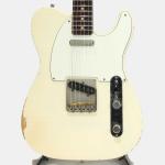 TMG Guitar Co. Gatton Aged Tinted Olympic White “Medium Checking"