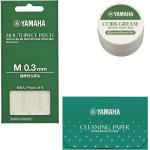 YAMAHA ヤマハ MPPA3M3 マウスピースパッチ Mサイズ 0.3mm 6枚 CP3 クリーニングペーパー PP3 パウダーペーパー CG4 コルクグリス セット　北海道 沖縄 離島不可