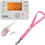 YAMAHA ヤマハ TDM-710IV アイボリーホワイト チューナーメトロノーム マイク TM-40PK ピンク キティストラップ セット　以下は対応不可 北海道 沖縄 離島 代引き
