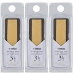 YAMAHA ヤマハ ASR35 アルトサックス リード 3.5 3枚 セット シンセティックリード 樹脂製 プラスチック系 Alto sax reed 3-1/2　以下対応不可 北海道 沖縄 離島 代引き