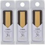 YAMAHA ヤマハ CLR35 B♭ クラリネット リード 3.5 3枚 セット シンセティックリード 樹脂製 clarinet reed 3-1/2　以下対応不可 北海道 沖縄 離島 代引き