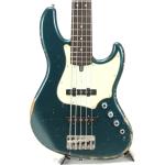 Tsubasa Guitar Workshop The Hopper 5st Alder/R MH Dark Lake Placid Blue/ Aged 国産 5弦ベース  オーダースペック ツバサ・ギター・ワークショップ