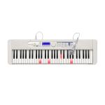 CASIO カシオ LK-550 WE ホワイト ポータブルキーボード 光る鍵盤