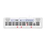 CASIO カシオ LK-350 ホワイト ポータブルキーボード 光る鍵盤 プレゼント 