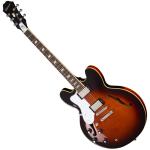 Epiphone エピフォン 左用 Bonehead Riviera Left-Handed, Dark Tobacco Sunburst レフトハンド  ポール・“ボーンヘッド”・アーサーズ  リビエラ 