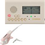 YAMAHA ヤマハ TDM-600BE ベージュ チューナーメトロノーム コンパクト チューナー 管楽器 チューナーマイク TM-40PK セットF　以下対応不可 北海道 沖縄 離島 代引き