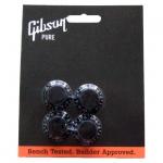 Gibson ギブソン PRHK-010: Top Hat Knobs - Black 4/Pkg