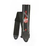 Gibson ( ギブソン ) ASGG-700: Woven Style 3" Strap w/ Gibson Logo - Red 