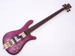 Warwick ワーウィック Custom Shop Streamer Stage I 4st Custom Purple Heart-Maple / Natural Oil Finish