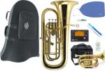 J Michael Jマイケル EU-1500 ユーフォニアム ラッカー 4ピストン 管楽器 gold euphonium TR-350PL ポケットトランペット セット　北海道 沖縄 離島不可