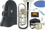 J Michael Jマイケル 3年保証 EU-1700S ユーフォニアム 銀メッキ 4ピストン シルバー TR-400PSL ポケットトランペット セット　以下対応不可 北海道 沖縄 離島 代引き 同梱