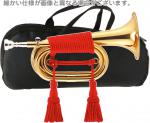 J Michael Jマイケル 3年保証 ATR-150A 信号ラッパ 三つ巻 ビューグル ストレート マウスピース 金3連　北海道 沖縄 離島 代引き 同梱不可