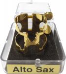 HARRISON ハリソン リガチャー アルトサックス A2 フォルテ 金メッキ A2GP FORTE alto saxophone Ligature GP gold plated ラバー用 逆締め　北海道 沖縄 離島不可