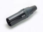 NEUTRIK ノイトリック NC3MXX-B ◆ 3ピン XLR コネクター (オス) 黒