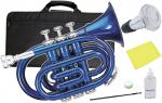 Kaerntner ケルントナー KTR-33P BLUE ポケットトランペット メタリック ブルー ミニトランペット KTR33P BL セット D　北海道不可 沖縄不可 離島不可 代引き不可 同梱不可