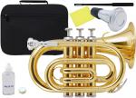 Kaerntner ケルントナー KTR-33P GOLD ポケットトランペット ゴールド ミニ トランペット B♭ KTR33P GD 管楽器 セット D　北海道不可 沖縄不可 離島不可 代引き不可 同梱不可