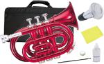 Kaerntner ケルントナー KTR-33P MRD ポケットトランペット メタリック レッド ミニトランペット KTR33P RED セット D　北海道不可 沖縄不可 離島不可 代引き不可 同梱不可