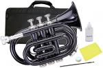 Kaerntner ケルントナー KTR-33P Black ポケットトランペット 黒色 ブラック ミニ トランペット 管楽器 KTR33P BK　北海道不可 沖縄不可 離島不可 代引き不可 同梱不可