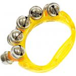  HB500 リングベル イエロー 1個 楽器 鈴 ジングルベル リングタイプ ハンドベル こども パーカッション HB-500 YELLOW Ring bell 　北海道 沖縄 離島不可