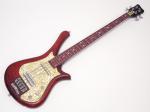 Warwick ワーウィック Custom Shop Fortress Flashback 4st Custom / Burgundy Red Transparent Satin & Spiral Inray