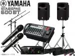 YAMAHA ヤマハ STAGEPAS600BT AKGワイヤレスマイク2本 スタンド2本 SPスタンドセット (K306S) ◆ PAセット