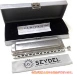 Seydel ( サイドル ) サクソニー マット クロマチックハーモニカ ステンレスリード 12穴 アルミボディ Saxony matt Chromatic Harmonica ドイツ製　北海道 沖縄 離島不可